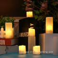 Battery-Powered Halloween Candles Warm Light Led Tea Light